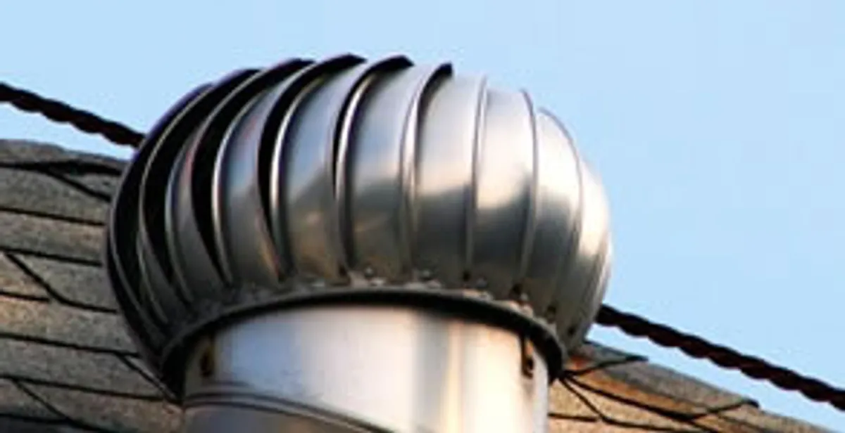 attic fan installation services with professionally installed roof ventilation unit in Des Moines, IA